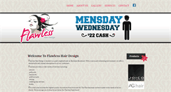 Desktop Screenshot of flawlesshairdesign.ca